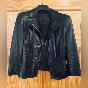 BCBGMAXAZRIA🧥 100% Lamb Leather Jacket